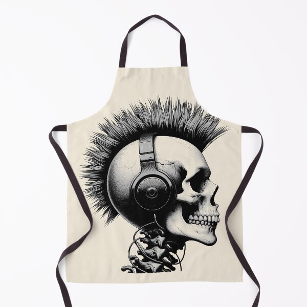Item preview, Skull wearing Headphones #18 designed and sold by elektronen.