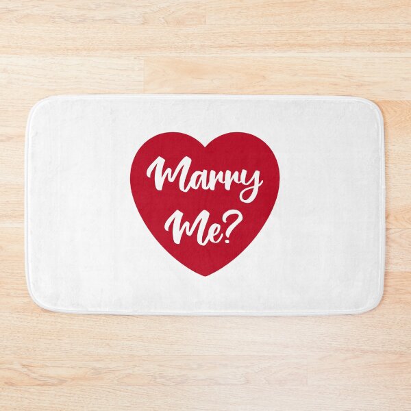 Item preview, Marry Me, Proposal, Red Heart designed and sold by OneThreeSix.