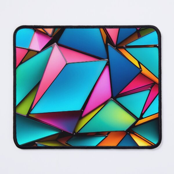 Artikelvorschau, Abstract Geometric Rainbow Glass Pattern entworfen und verkauft von TheArtOfPat.