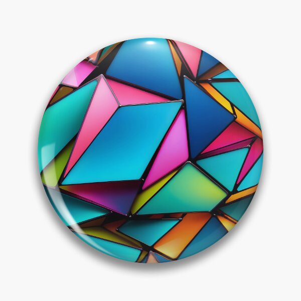 Artikelvorschau, Abstract Geometric Rainbow Glass Pattern entworfen und verkauft von TheArtOfPat.