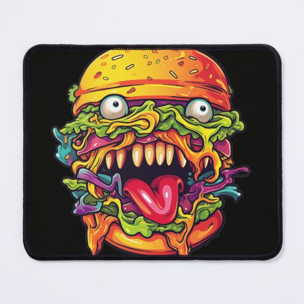 Item preview, Bitey Burger | Trippy Monster HD AI designed and sold by scudpunk.