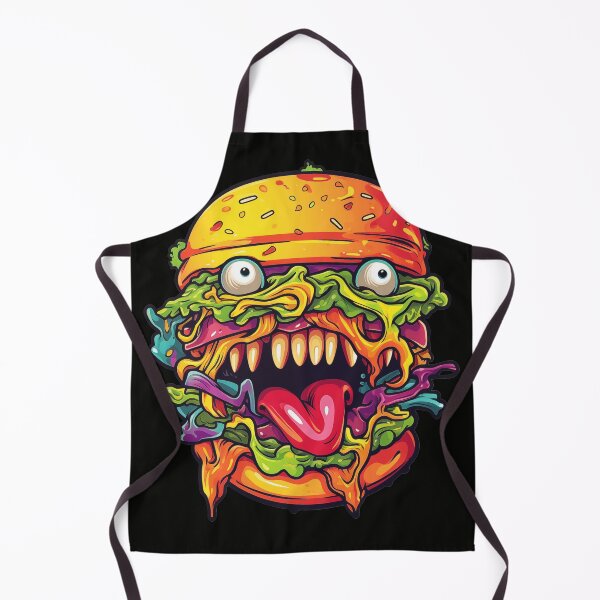 Item preview, Bitey Burger | Trippy Monster HD AI designed and sold by scudpunk.