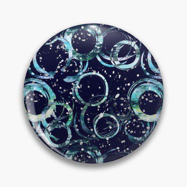 Item preview, Brush strokes free circles dark designed and sold by Alessandro Remo Mazzoni Remotextiles.