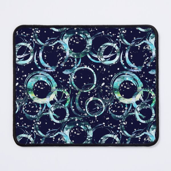 Item preview, Brush strokes free circles dark designed and sold by Alessandro Remo Mazzoni Remotextiles.