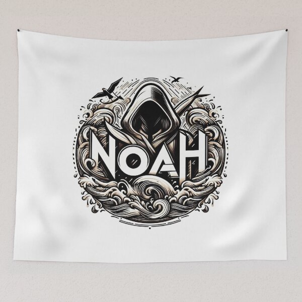 Item preview, Personalised Initial Name Noah designed and sold by joyfulcow.