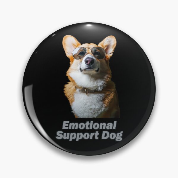 Item preview, Emotional Support Corgie designed and sold by Yogimeister.