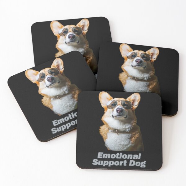 Item preview, Emotional Support Corgie designed and sold by Yogimeister.