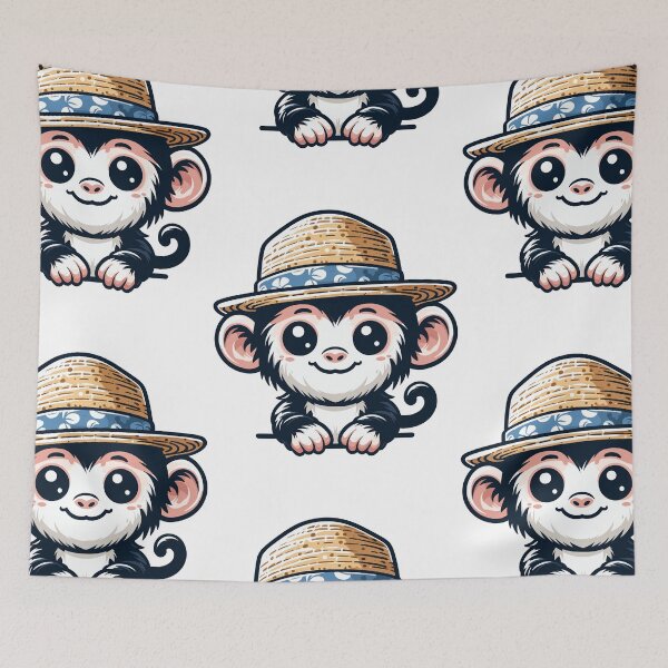 Item preview, Stylish Chimpanzee with Hat designed and sold by ArtfulWeave.