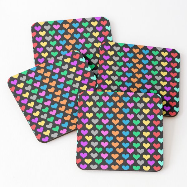 Item preview, Colorful Heart Pattern designed and sold by kgbgallery.
