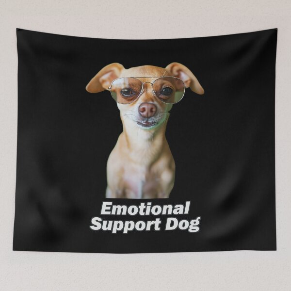 Item preview, Emotional Support Chihuahua designed and sold by Yogimeister.