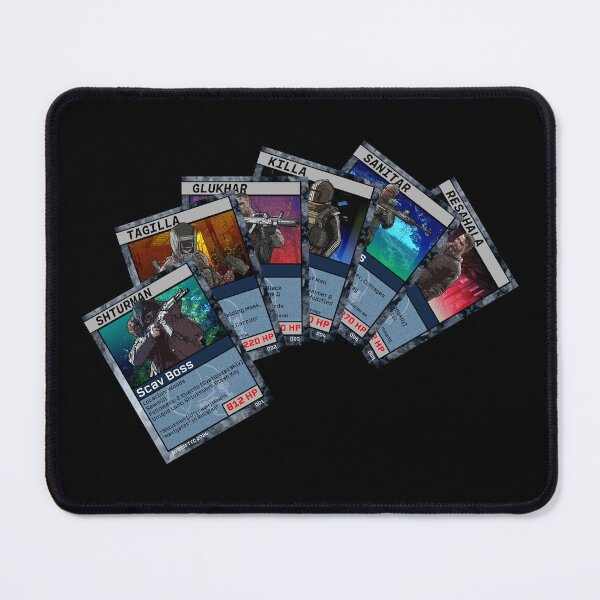 Item preview, Tarkov Trading Cards - Boss Card Spread designed and sold by ryogm.