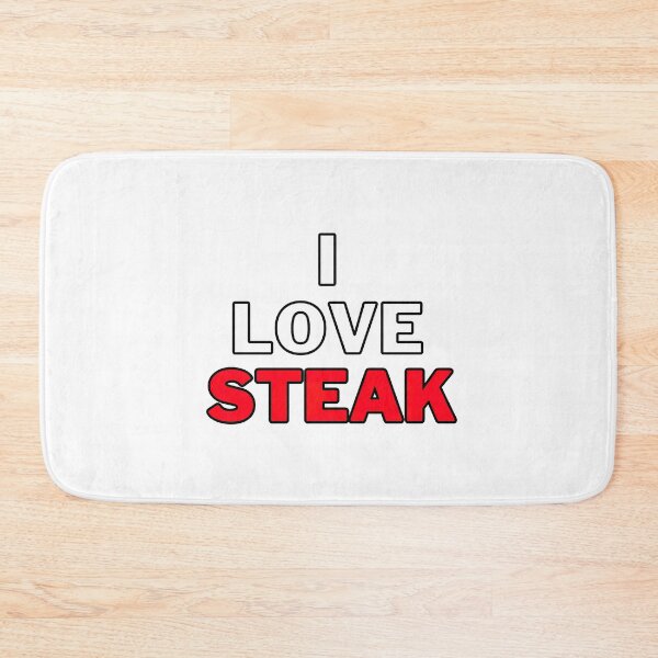 Artikelvorschau, I Love Steak - Ich Liebe Steak Grillen Grill BBQ entworfen und verkauft von Frostquest.