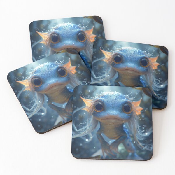 Item preview, Azure Wonder: Depths of Innocence Aquatic Sprite designed and sold by AstralPhoenixAI.