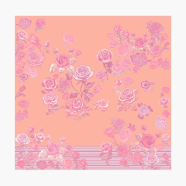 Item preview, Rose Garden (Pink) designed and sold by Moth-and-Sons.