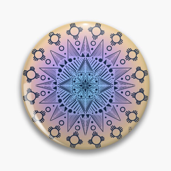 Item preview, Winter Desert - Zia mandala designed and sold by Kara Cooper.