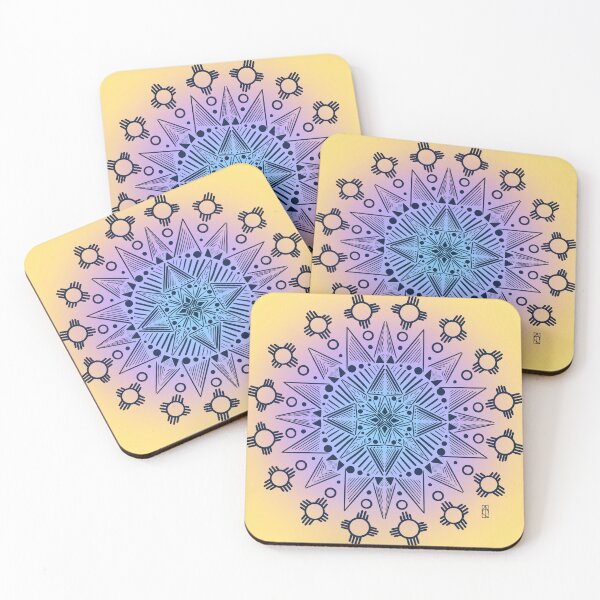 Item preview, Winter Desert - Zia mandala designed and sold by Kara Cooper.
