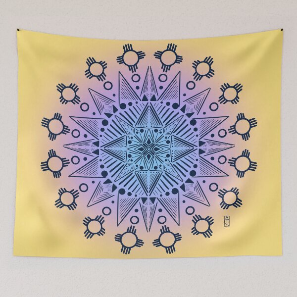 Item preview, Winter Desert - Zia mandala designed and sold by Kara Cooper.