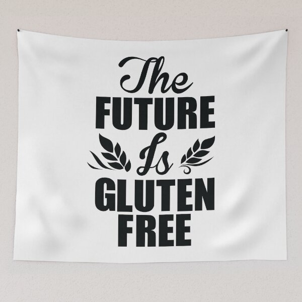 Item preview, "The future is Gluten-free" t shirt bright mode design designed and sold by MyGluteesFree77.