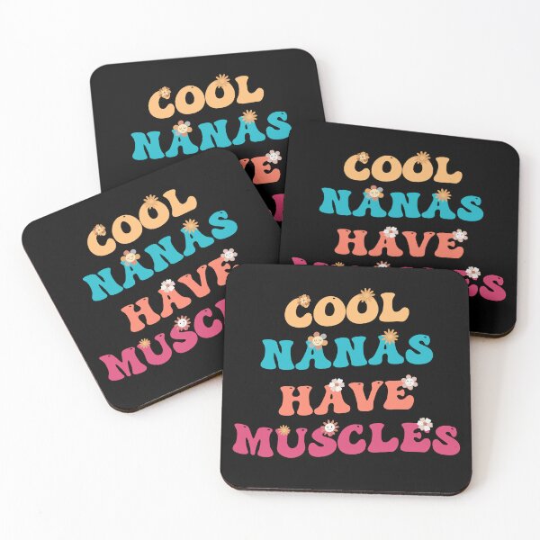 Item preview, Groovy Retro Cool Nanas tienen músculos designed and sold by Red-Gifts.