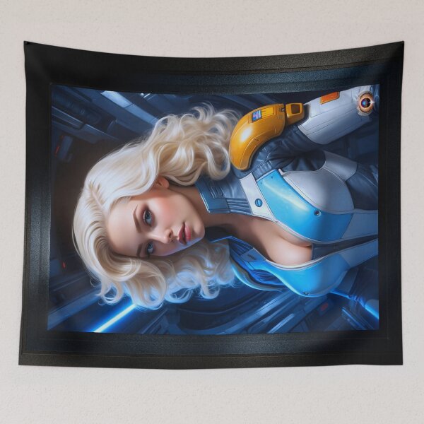 Item preview, Julie West Beautiful AI Concept Art Illustration Portrait by Xzendor7 designed and sold by Xzendor7 Digital Art Creations.