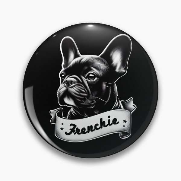 Item preview, Black French bulldog artwork for puppies lovers black and white artwork designed and sold by Tio-Tecun.