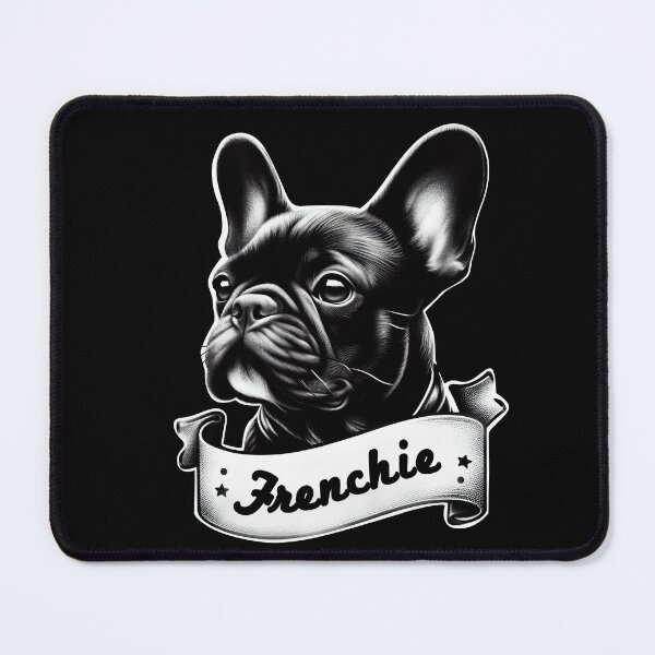 Item preview, Black French bulldog artwork for puppies lovers black and white artwork designed and sold by Tio-Tecun.