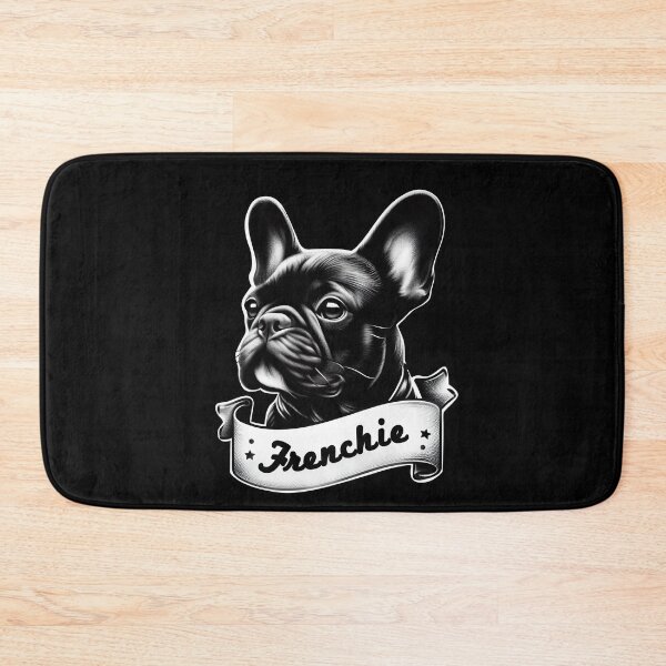 Item preview, Black French bulldog artwork for puppies lovers black and white artwork designed and sold by Tio-Tecun.