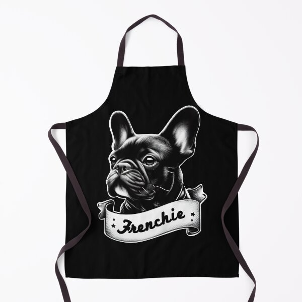 Item preview, Black French bulldog artwork for puppies lovers black and white artwork designed and sold by Tio-Tecun.