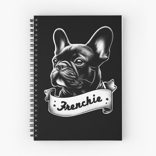 Item preview, Black French bulldog artwork for puppies lovers black and white artwork designed and sold by Tio-Tecun.