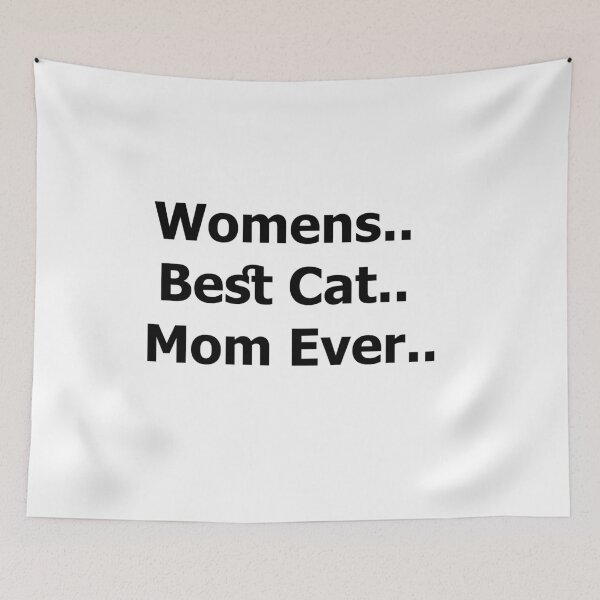 Item preview, Womens Best Cat Mom Ever designed and sold by fatimaboujra.
