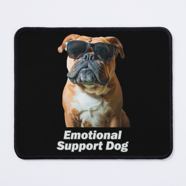 Item preview, Emotional Support Bulldog designed and sold by Yogimeister.