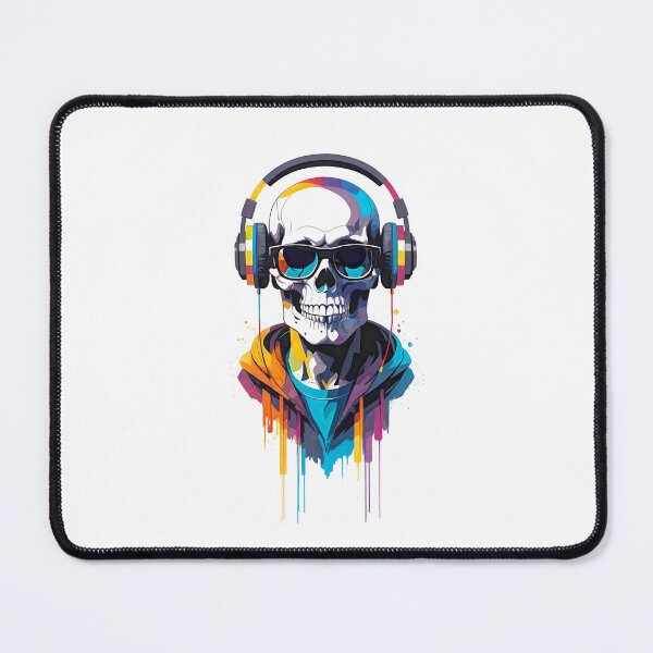 Item preview, Abstract Music Skull designed and sold by jpvoodoo.