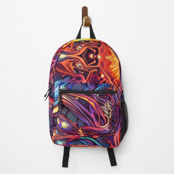 Item preview, Radiant Mandala - Vivid Psychedelic Art Print designed and sold by pooshda.