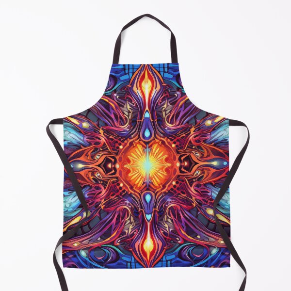 Item preview, Radiant Mandala - Vivid Psychedelic Art Print designed and sold by pooshda.