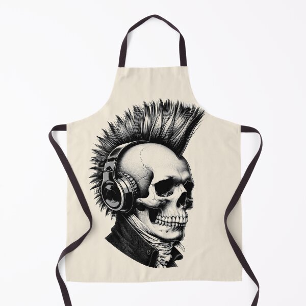 Item preview, Skull wearing Headphones #19 designed and sold by elektronen.