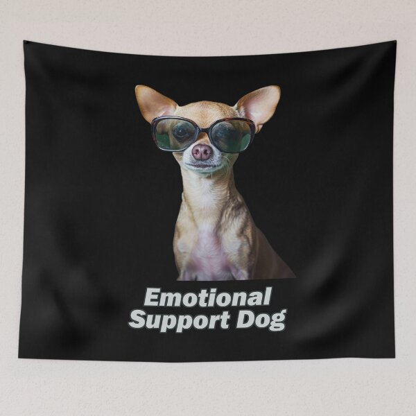 Item preview, Emotional Support Chihuahua designed and sold by Yogimeister.
