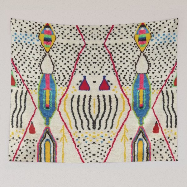 Item preview, Vintage Moroccan Berber Carpet designed and sold by SpaceBazaar.