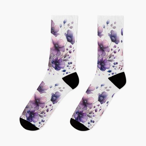 Item preview, purple flowers designed and sold by Greydate.