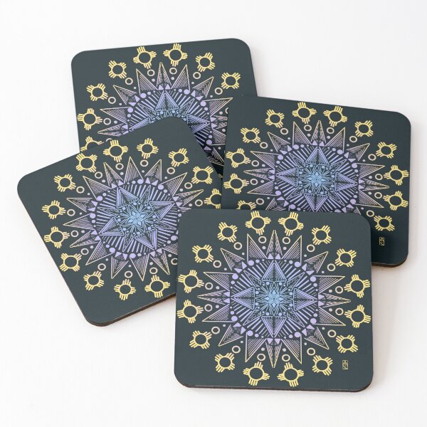 Item preview, Winter Desert - Zia Mandala (Gradient variation) designed and sold by Kara Cooper.