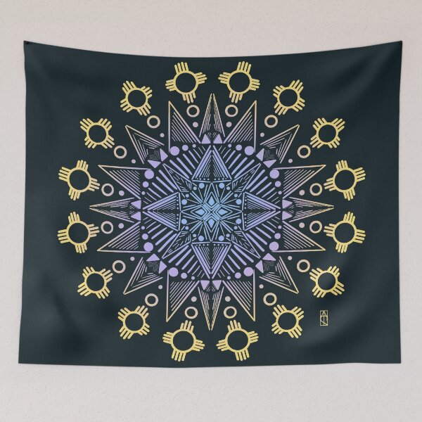 Item preview, Winter Desert - Zia Mandala (Gradient variation) designed and sold by Kara Cooper.