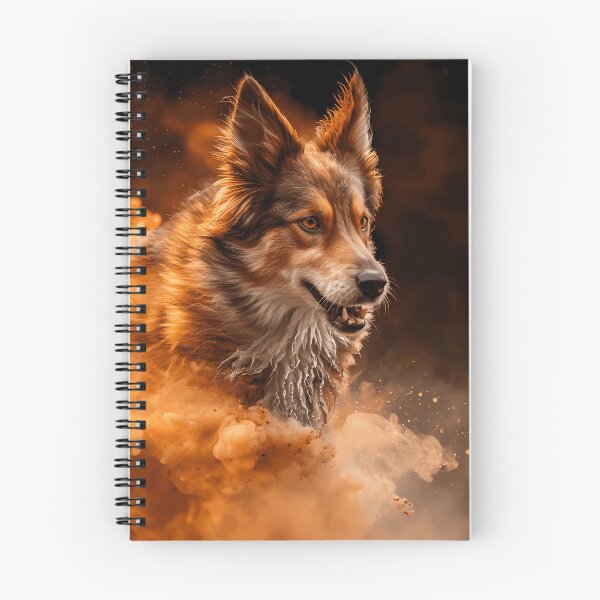 Item preview, The Ember Guardian Dog designed and sold by PixelFable Studio.