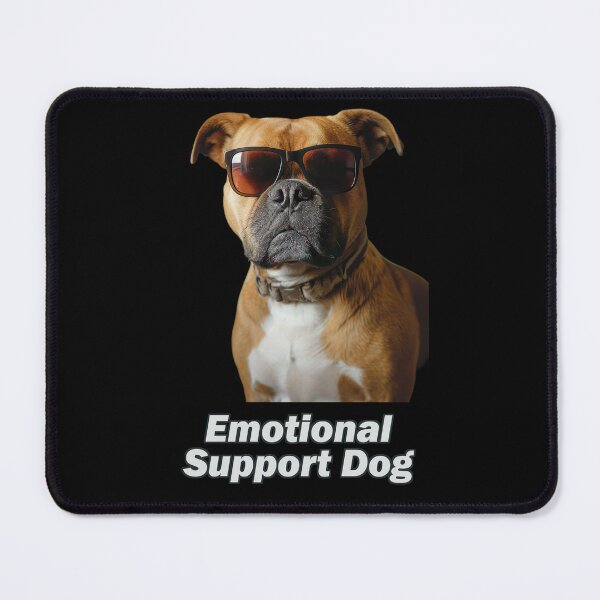 Item preview, Emotional Support Bulldog designed and sold by Yogimeister.