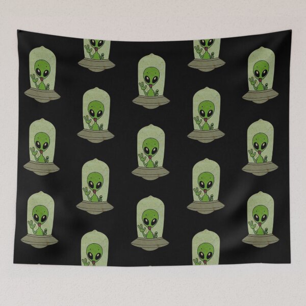 Item preview, Alien Say Hi ! designed and sold by Omegastyle.