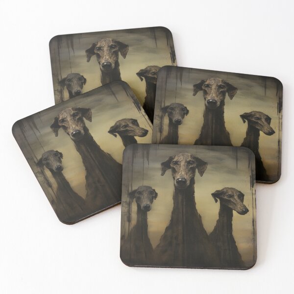 Item preview, Darkk graphics with a greyhound dogs designed and sold by Sleek Sketch Studio.