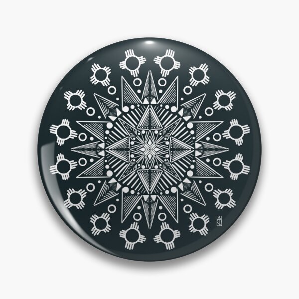 Item preview, Winter Desert - Zia Mandala (White variation) designed and sold by Kara Cooper.