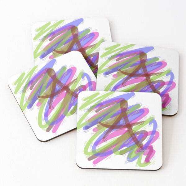 Item preview, Abstract pastel letters alphabet designed and sold by Balpa.