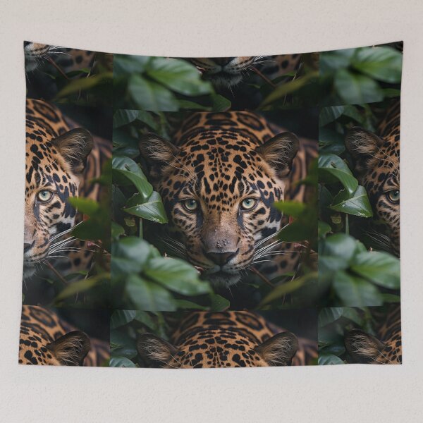 Item preview, Jaguar Blue Eyes in Jungle Beautiful Animal designed and sold by SayItWithYours.
