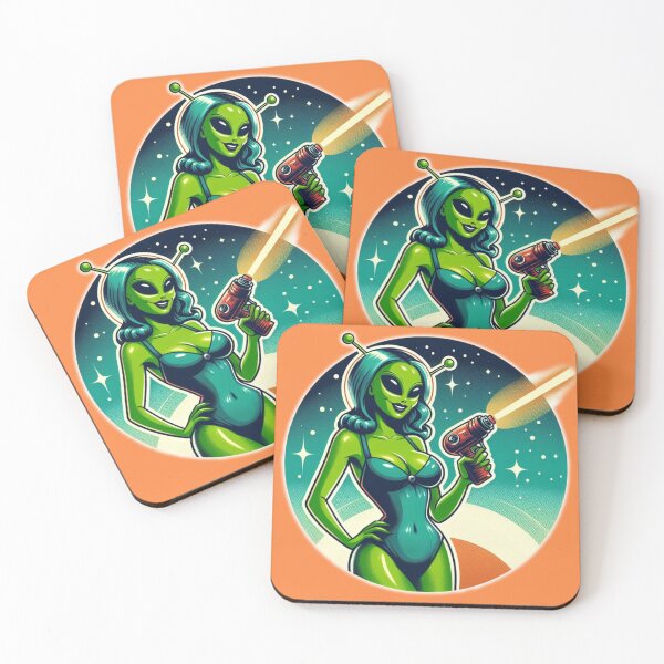 Item preview, Alien Pin-up designed and sold by TheatreIsArt.