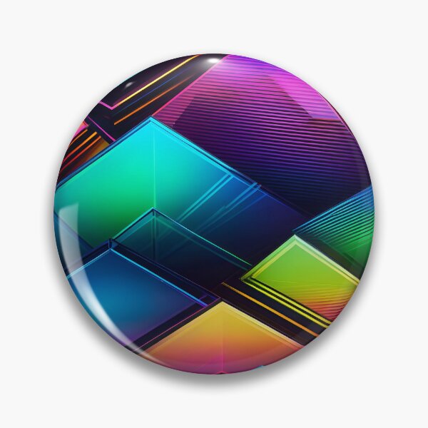 Artikelvorschau, Abstract Geometric Rainbow Glass Pattern entworfen und verkauft von TheArtOfPat.