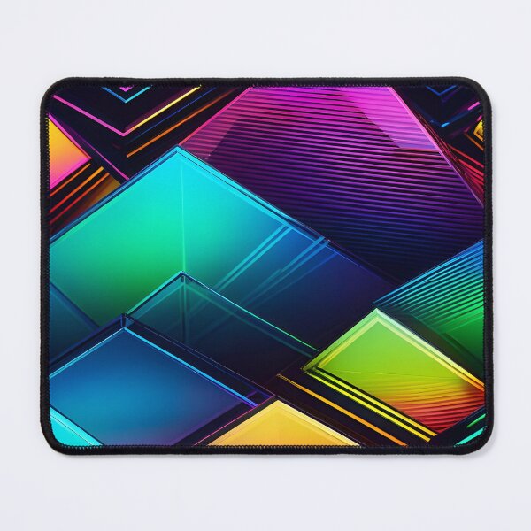 Artikelvorschau, Abstract Geometric Rainbow Glass Pattern entworfen und verkauft von TheArtOfPat.